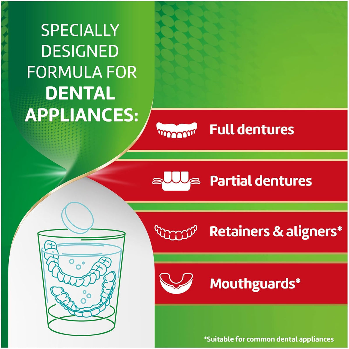 Limpador Dentadura Polident Smokers - 90 Pastilhas S/ Sabor