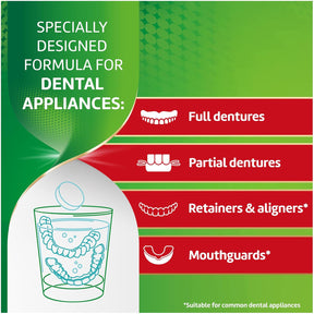 Limpador Dentadura Polident Smokers - 90 Pastilhas S/ Sabor