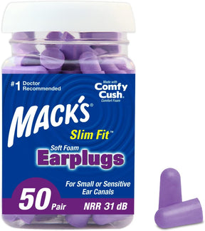 Protetor Auricular Mack's Slim Fit - Nrr 29 Db - 50 Pares