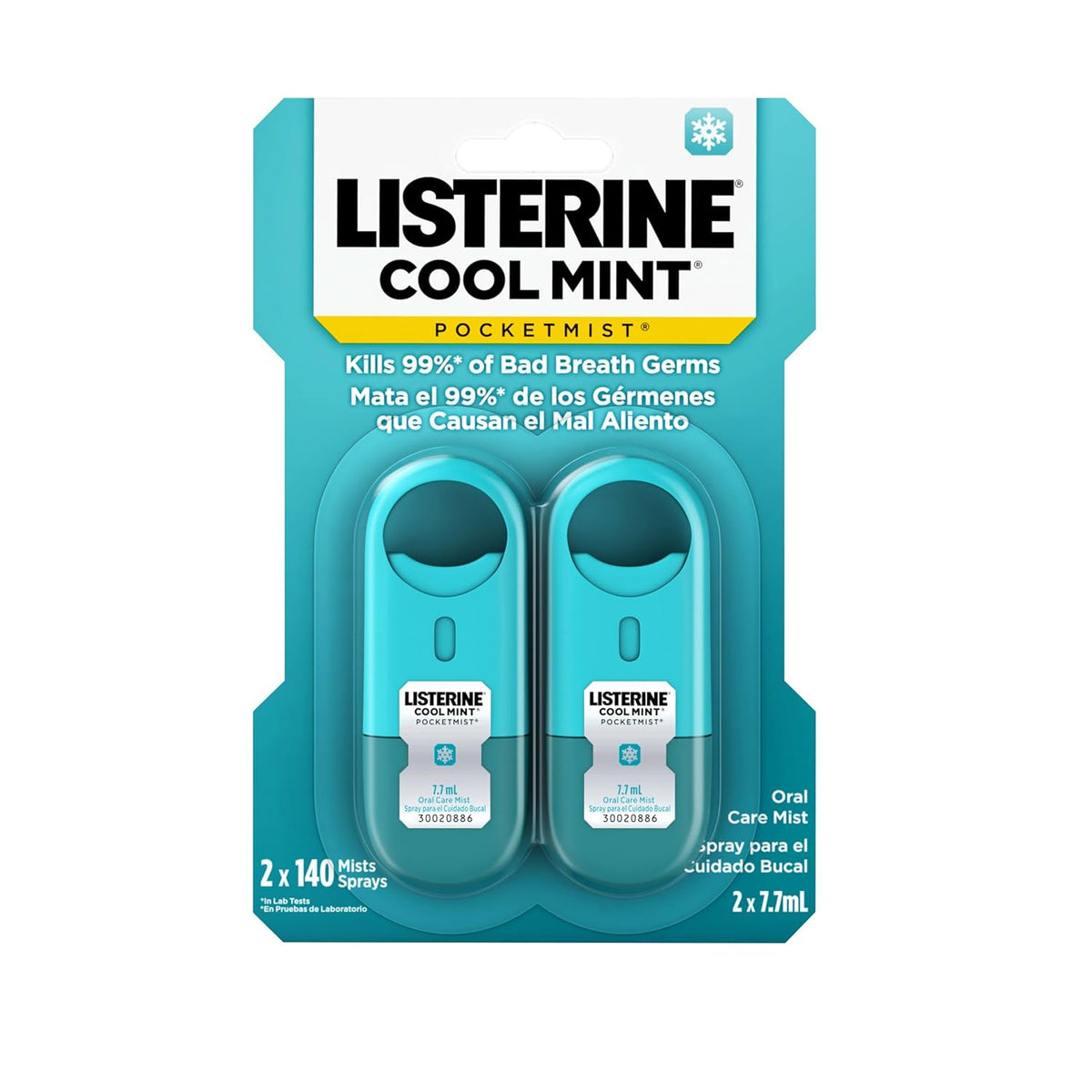 Listerine Spray Pocketmist Contra Mau Hálito Menta Cool Mint
