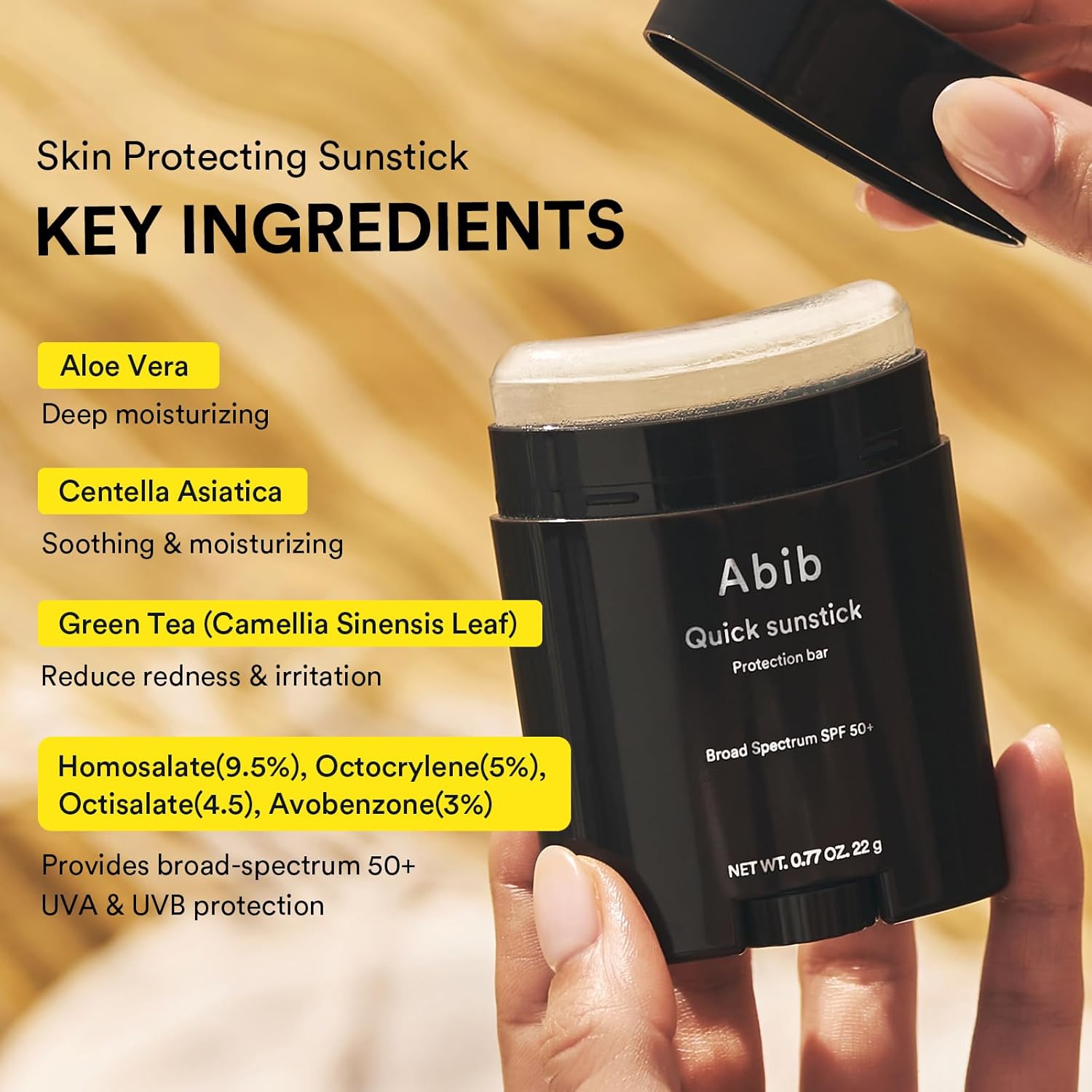 Abib Quick Sunstick Protetor Solar Bastão 22Gr - Spf50+