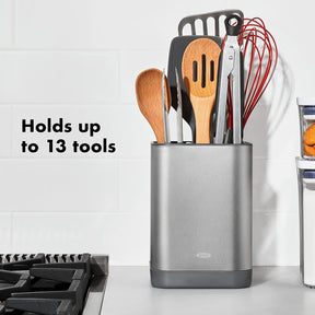 Oxo Organizador De Talheres Good Grips Em Aço Inoxidável