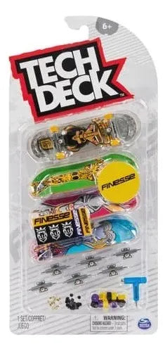Tech Deck Finesse Fingerboard 4-pack Skate De Dedo