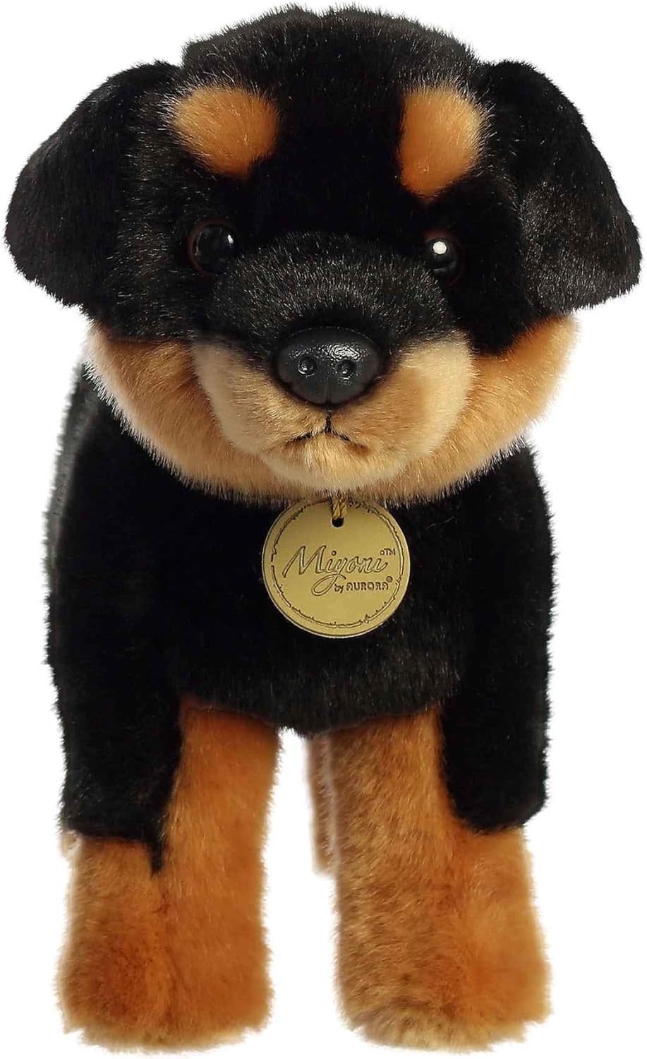 Pelúcia Cachorro Rottweiler Série Miyoni Aurora 20cms Altura