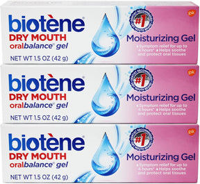 3 Unidades Biotene Oral Balance Gel Hidratante P/ Boca Seca