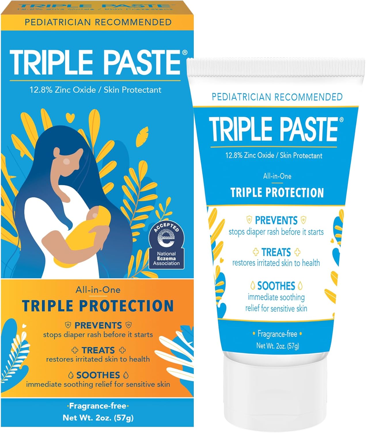 Creme Triple Paste Pomada P/ assadura de Bebe 57 G