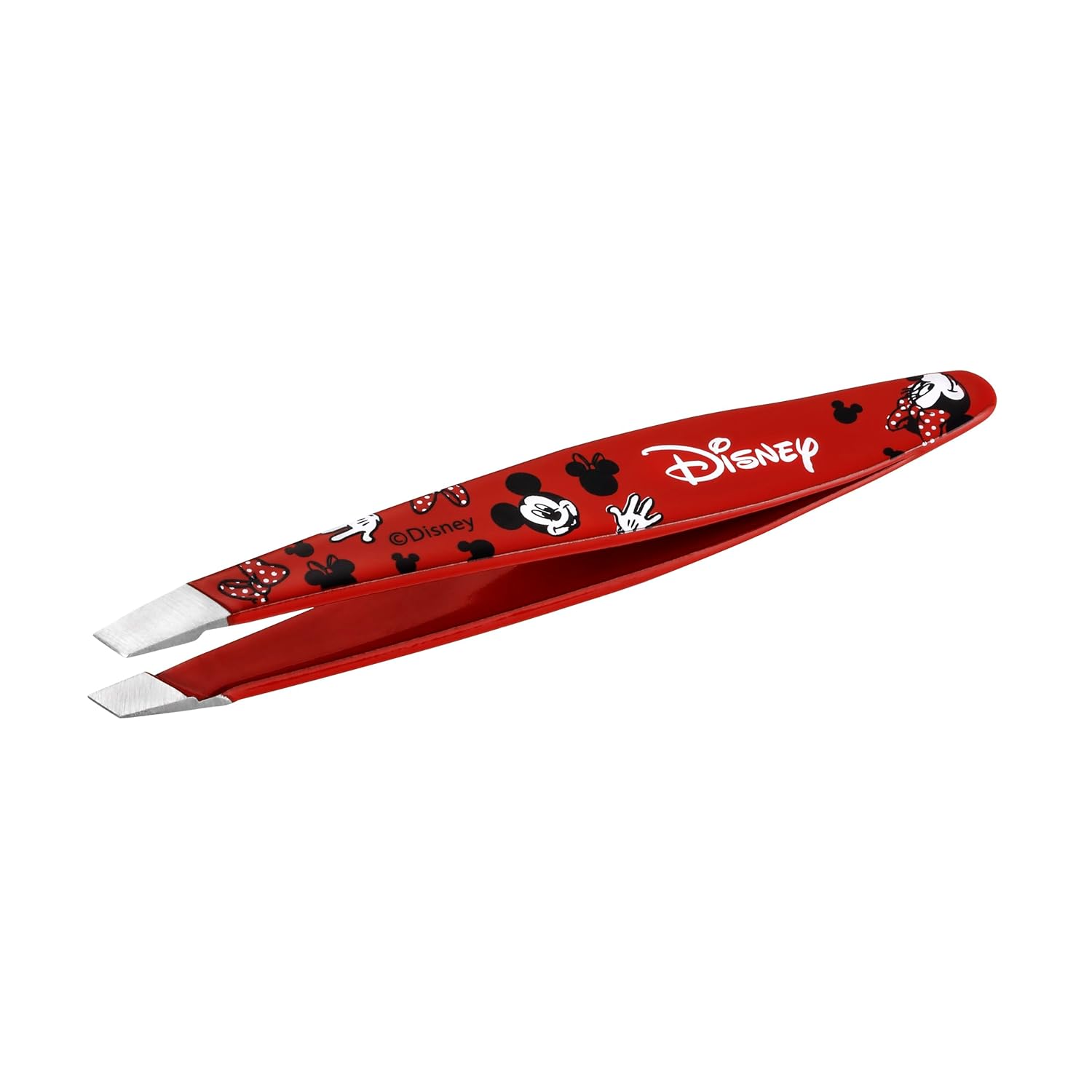 Tweezerman Disney's Minnie Mini Pinça Inclinada - Vermelha