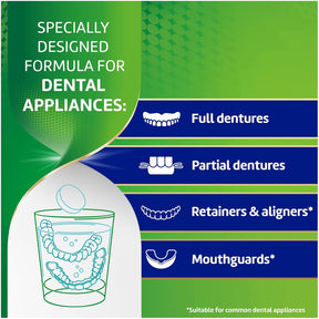 Limpador Dentadura Polident Overnight Whitening 90 Unidades