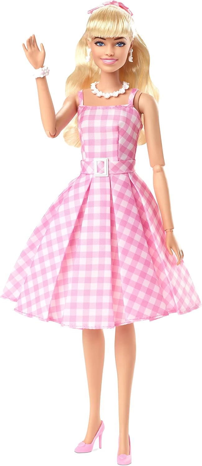 Boneca Barbie Filme Movie Dia Perfeito Vestido Rosa Mattel