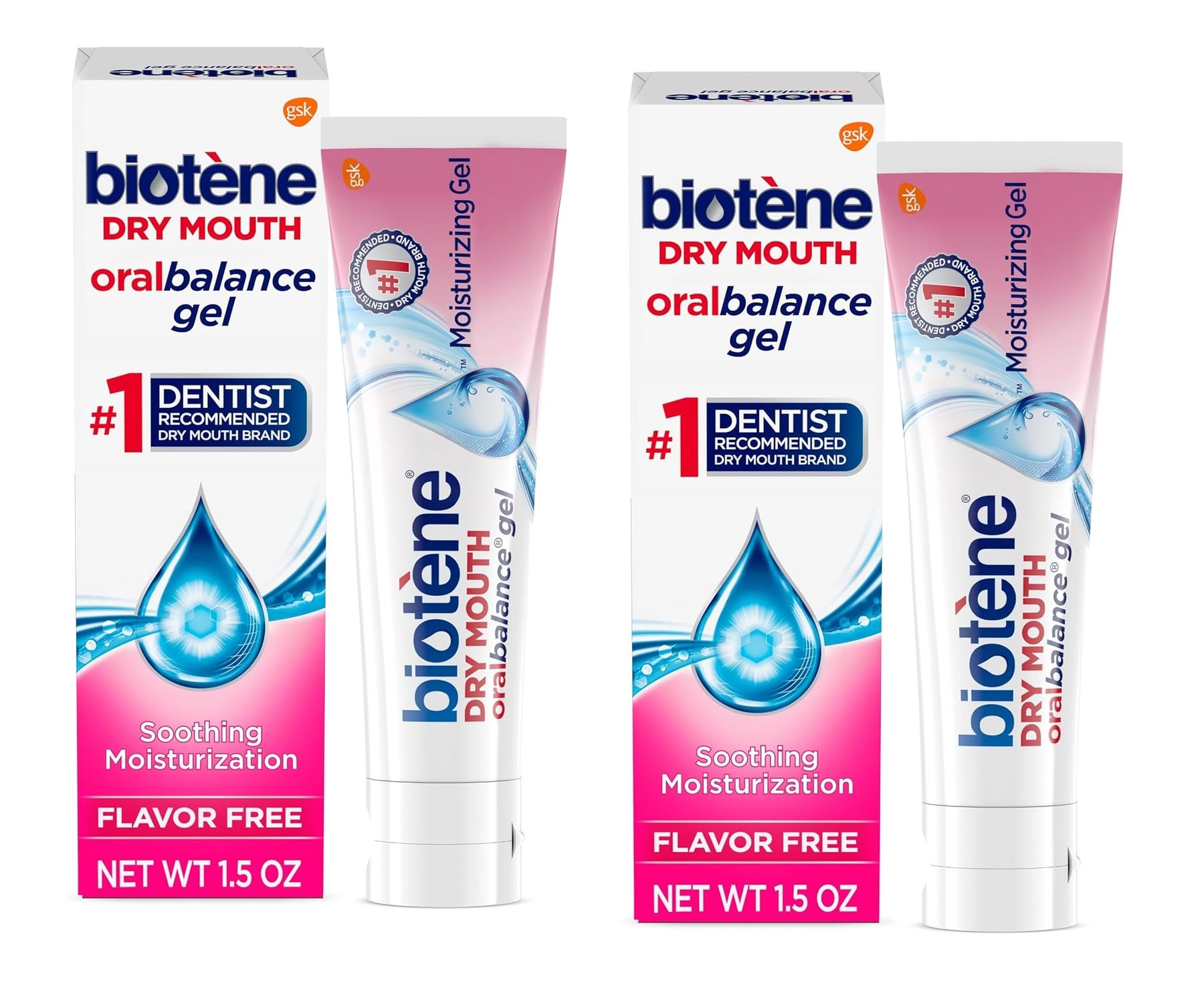 2 Unidades Biotene Oral Balance Gel Hidratante P/ Boca Seca