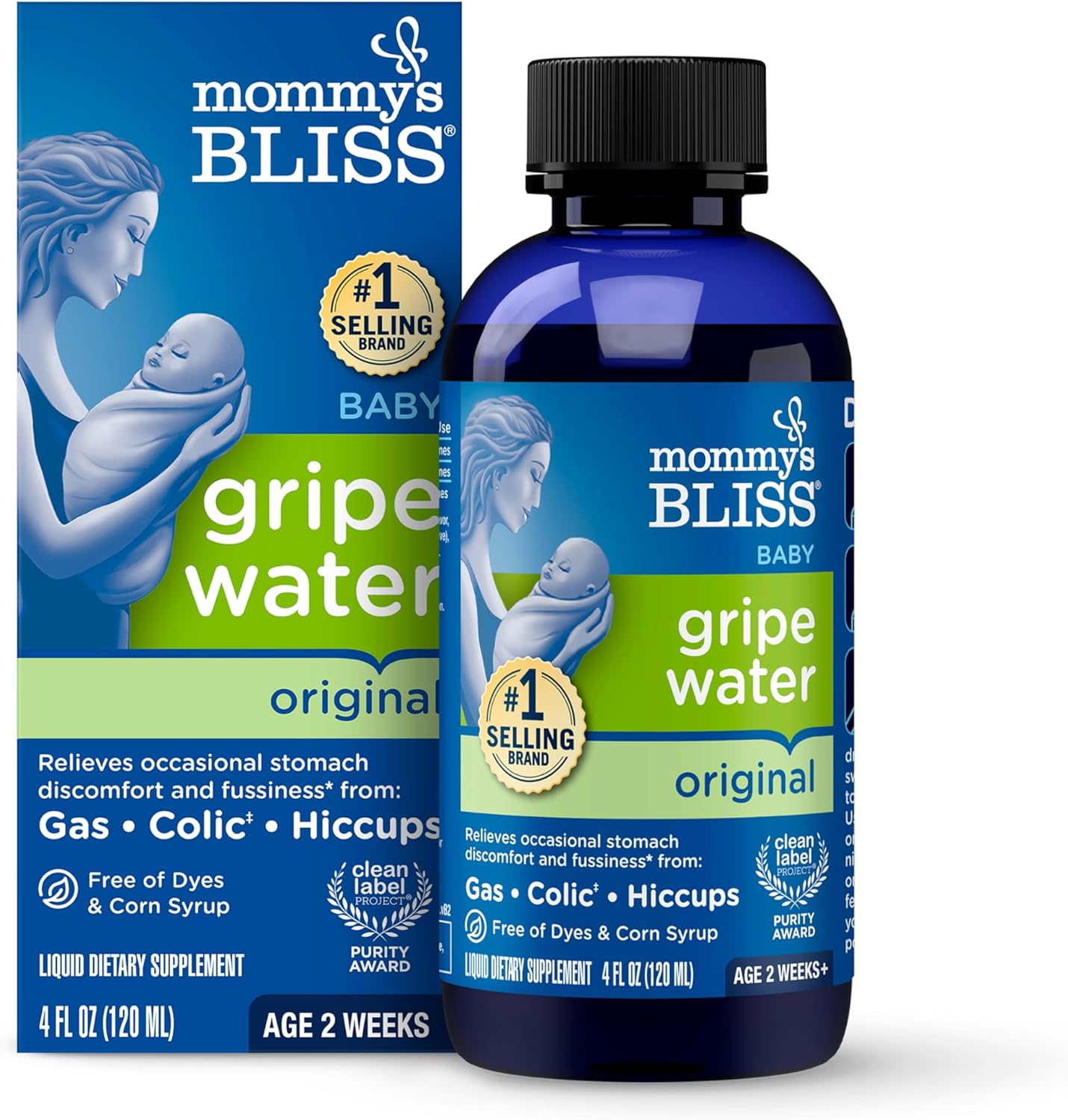 Gripe Water Mommy Bliss Alívio De Cólica, Gases E Soluços.