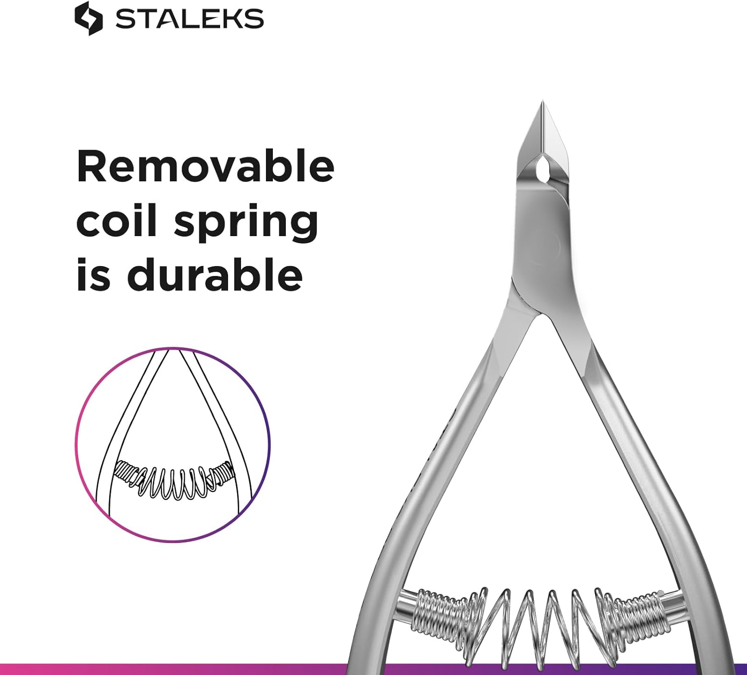 Alicate Cutícula Staleks Pro Profissional Smart 30 Ns-30-7mm