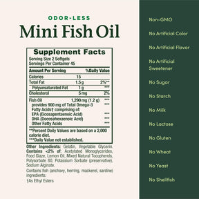 Nature's Bounty - Mini Fish Oil 1290mg - Omega-3 - 900mg