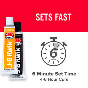 Cola Epóxi Com Aço Kwik Weld Jb Weld 8276 - 28,4g
