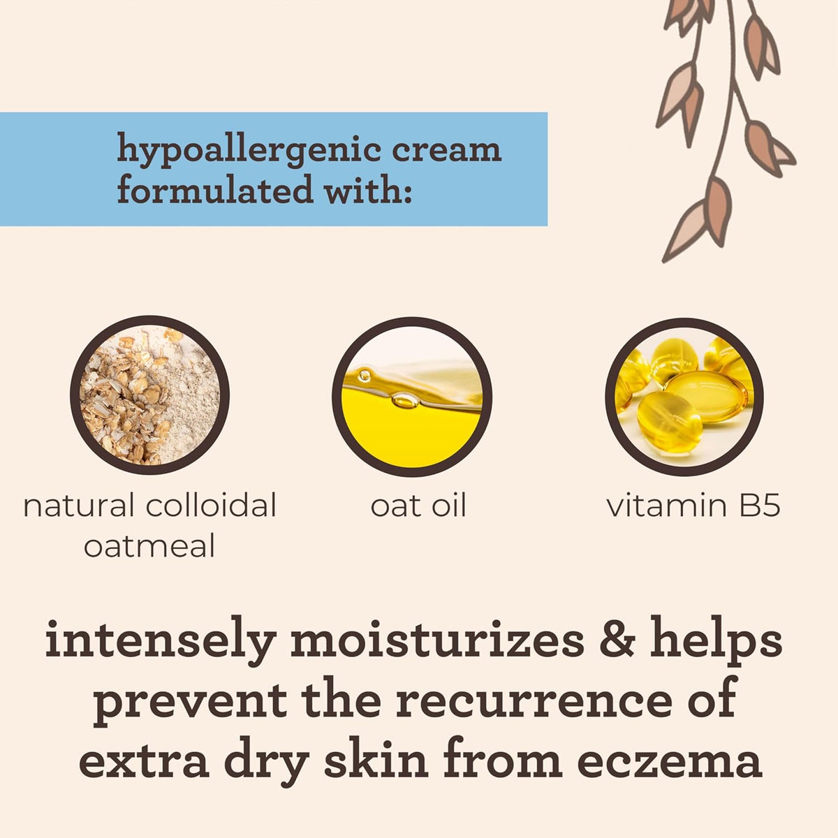 Aveeno Baby Eczema Therapy Creme Hidratante P/ Bebes 206gr