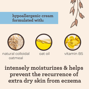 Aveeno Baby Eczema Therapy Creme Hidratante P/ Bebes 206gr