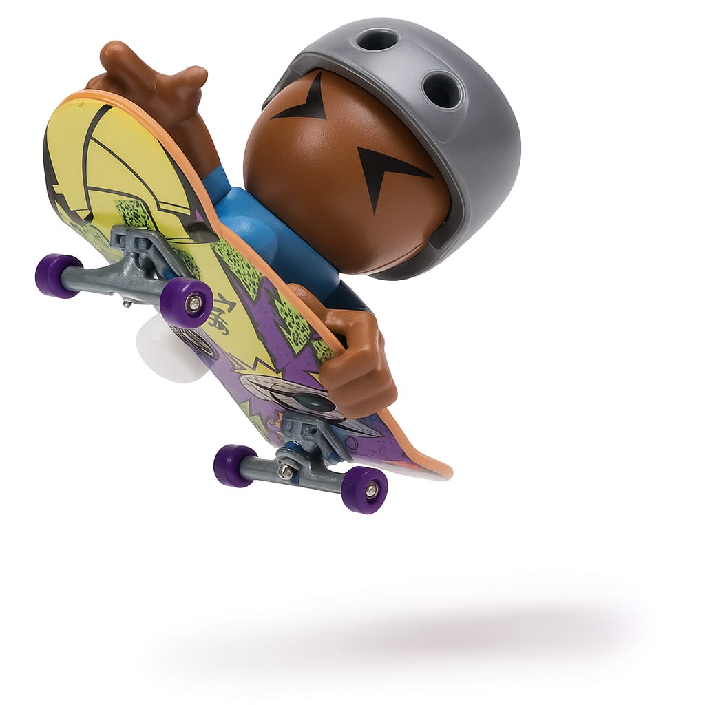 Tech Deck Skate De Dedo e Boneco Sk8 Crew 96m (Touca Cinza)