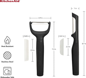 Conjunto Com  2 Peças Peeler Kitchenaid  Universal - Preto