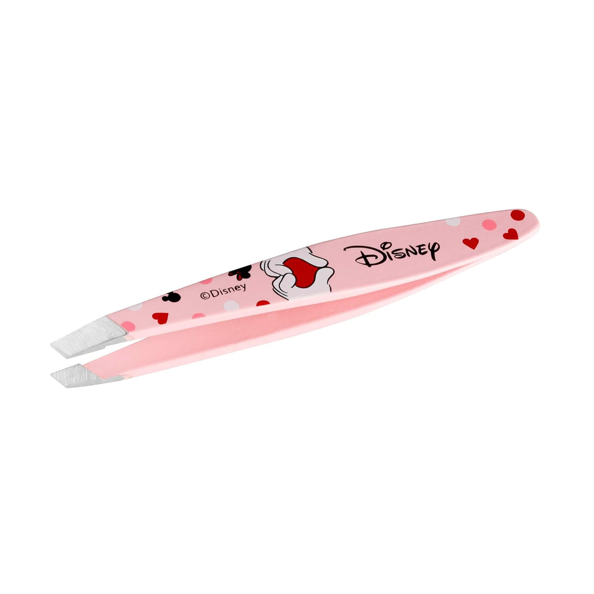Tweezerman Disney's Minnie - Mini Pinça Inclinada Aço Inox