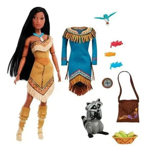 Boneca Pocahontas Com Roupas Original Disney Story - 29,21cm