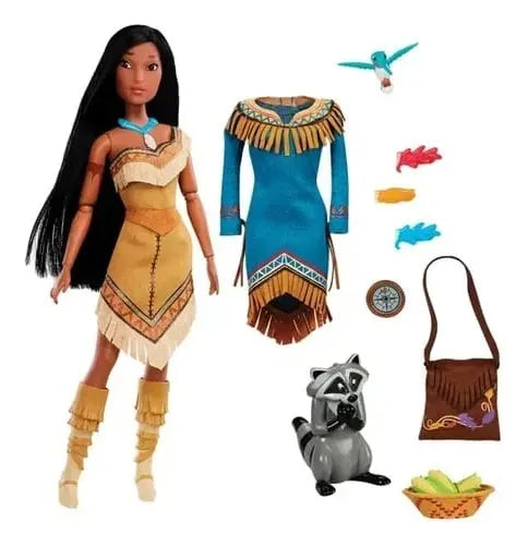Boneca Pocahontas Com Roupas Original Disney Story - 29,21cm