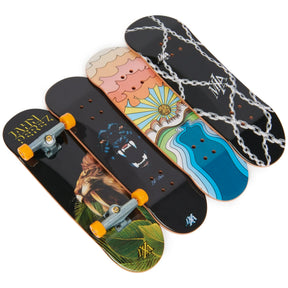 Tech Deck Maxallure 4 Skates de Dedo Com Acessórios