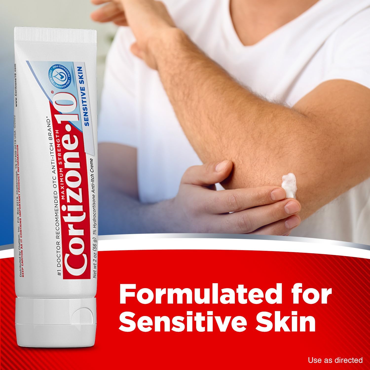 Cortizone 10 Creme Anti-coceira  P/ Pele Sensível 56Gr