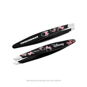 Mini Pinça Tweezerman Slant  Disney's Minnie - Preta 7Cm