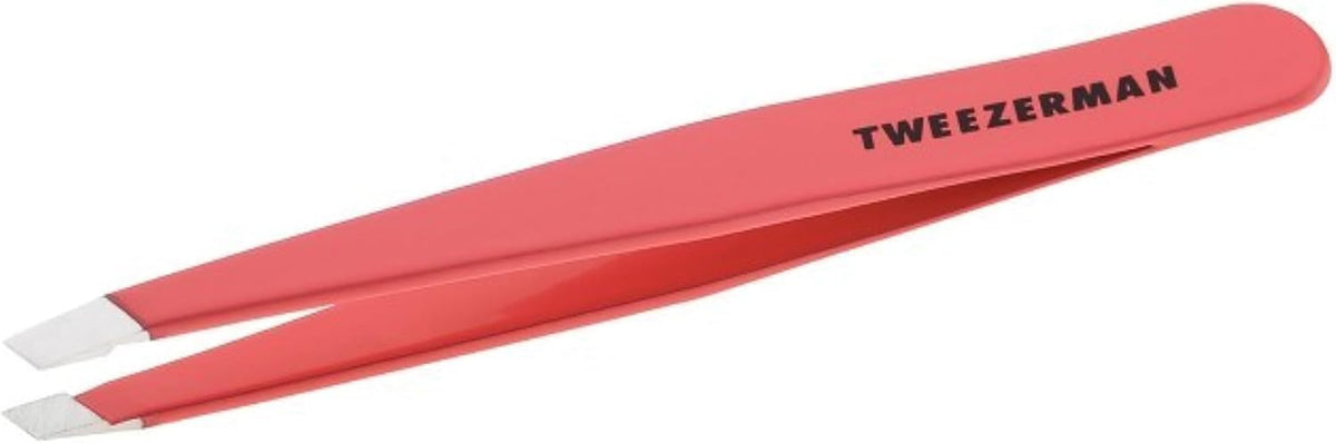 Tweezerman Pinça Slant Inclinada Inoxidável 9,5cm Cor Coral (Geranio)