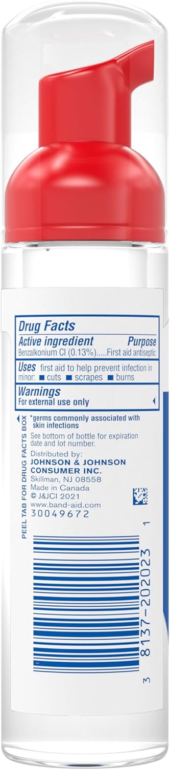 Band Aid Spray Antisséptico Espuma Infantil 68ml