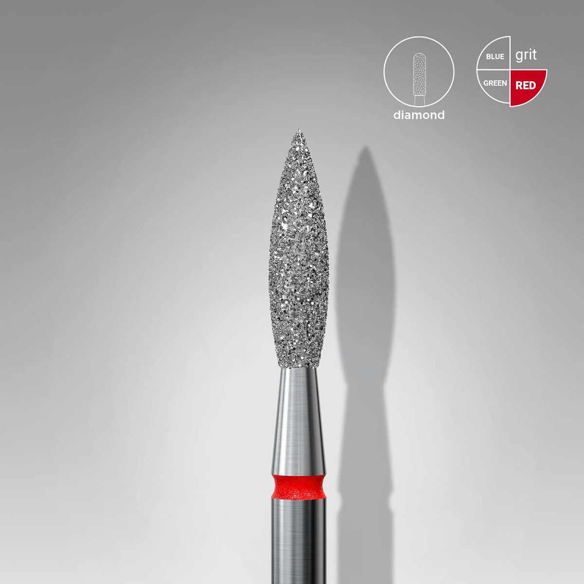 Broca Diamantada Staleks Pro - Chama - Vermelha Fa10r023-10