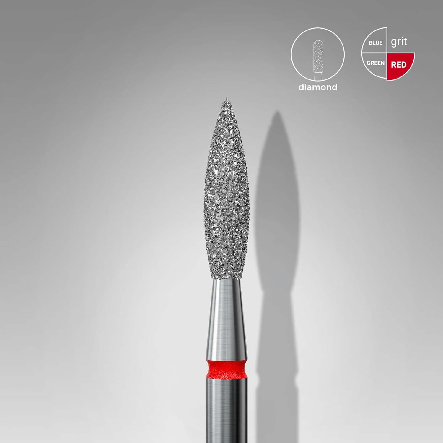 Broca Diamantada Staleks Pro - Chama - Vermelha Fa10r023-10