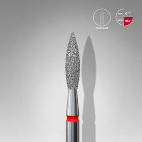 Broca Diamantada Staleks Pro - Chama - Vermelha Fa10r023-10