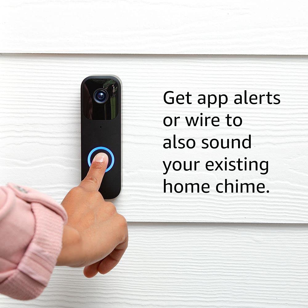 Blink Video Doorbell Campainha Inteligente Audio Video Alexa