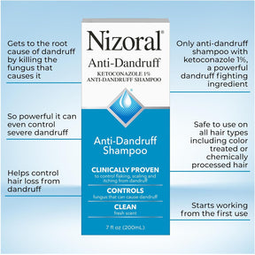 Nizoral Shampoo Psoríase Caspa E Seborréia 200ml Importado
