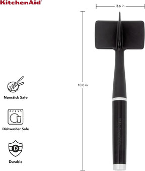 Kitchenaid Amassador De Carne Clássico 27cm - Preto
