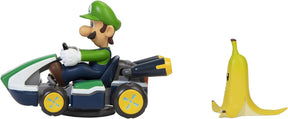 Figura De Ação Luigi Kart 360 Graus C/ Acessório Banana