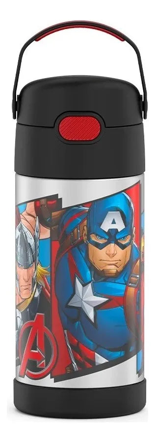 Thermos Funtainer Garrafa Têrmica 355ml - Os Vingadores