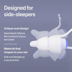 Alpine Sleepdeep Protetor Auricular - Snr 27 Db 1 Par Medio Branco