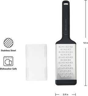 Ralador Classico Médio KitchenAid - 30cm Preto