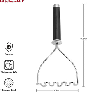 Kitchenaid Amassador De Batatas - 27cm Cor Preta