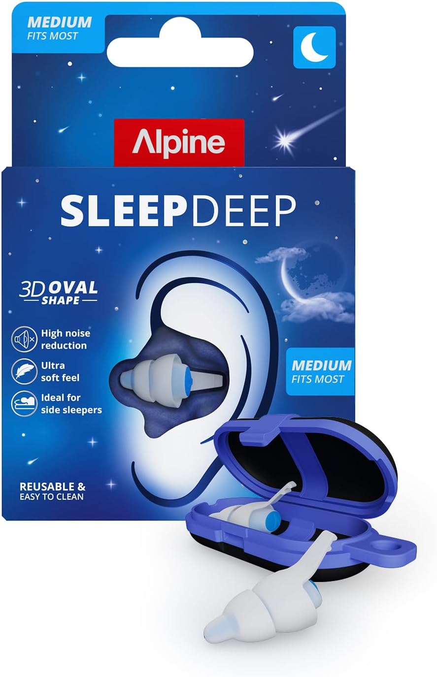 Alpine Sleepdeep Protetor Auricular - Snr 27 Db 1 Par Medio Branco