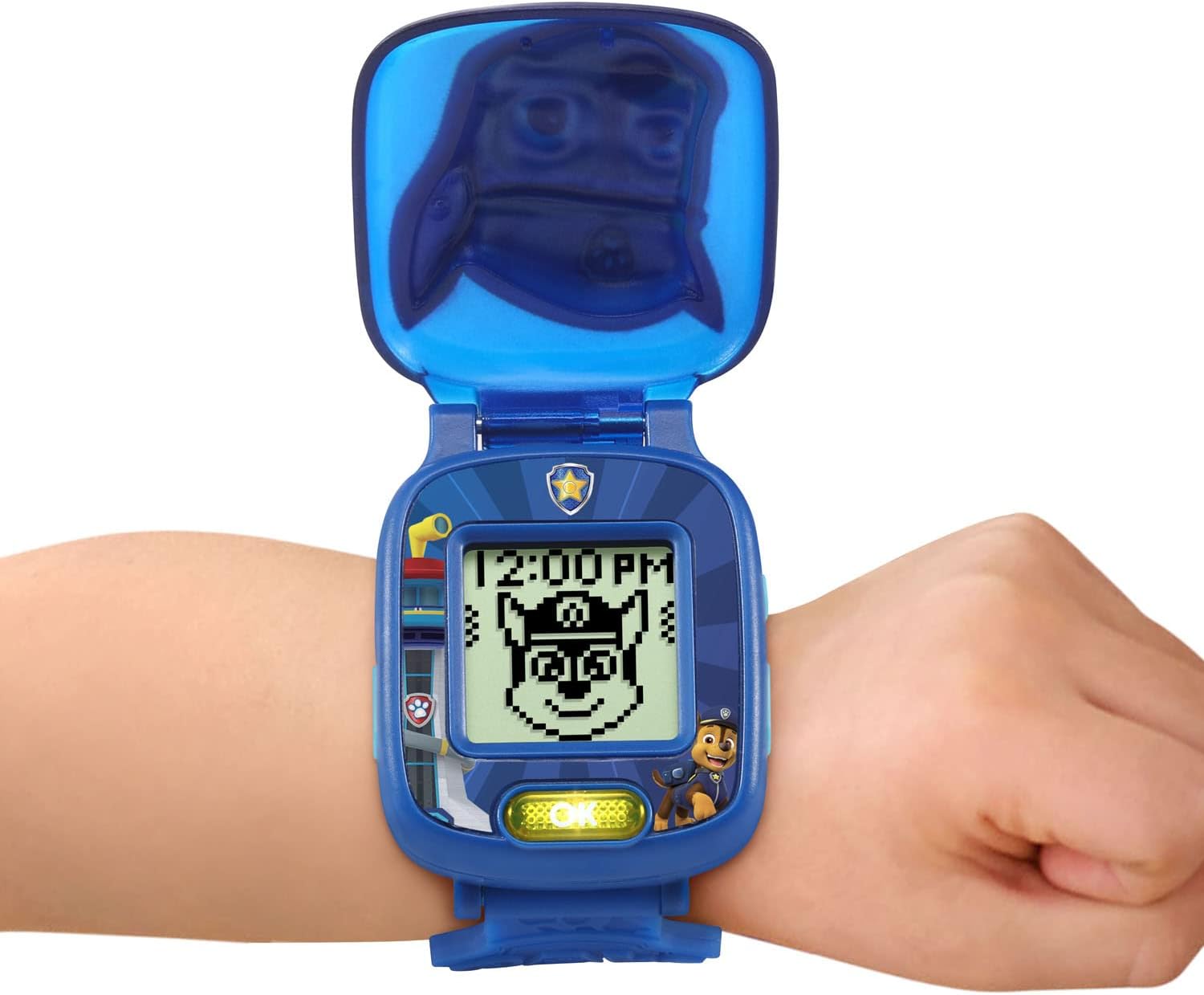 Relógio Vtech Chase Paw Patrol Learning P/ Crianças Cor Azul