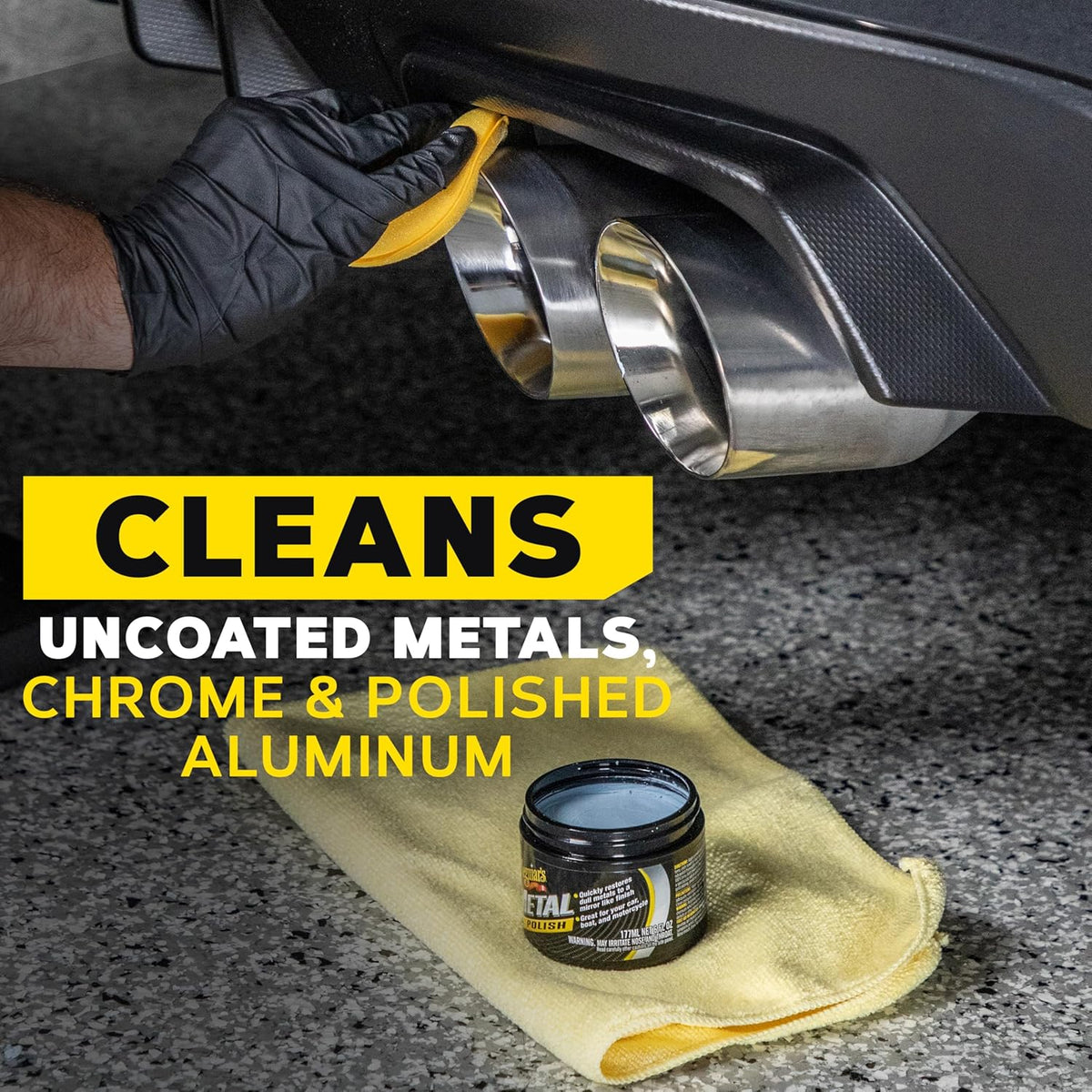 Meguiar's Metal Polish - Polidor De Metal 170g - G211606