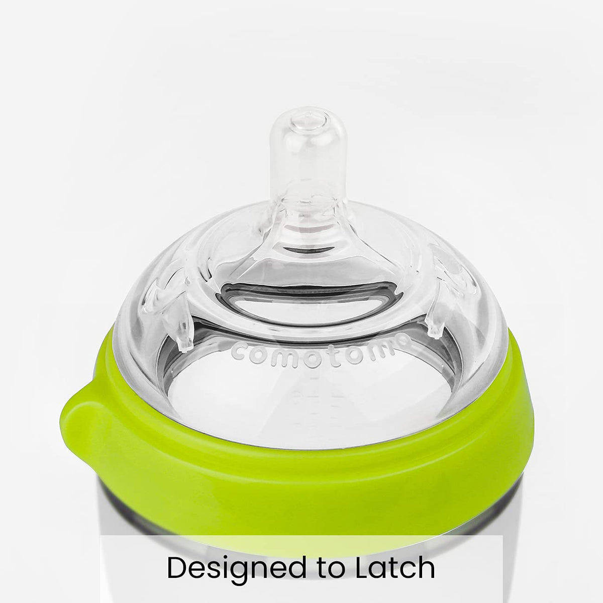 Mamadeira De Silicone Como Tomo 250ml Verde