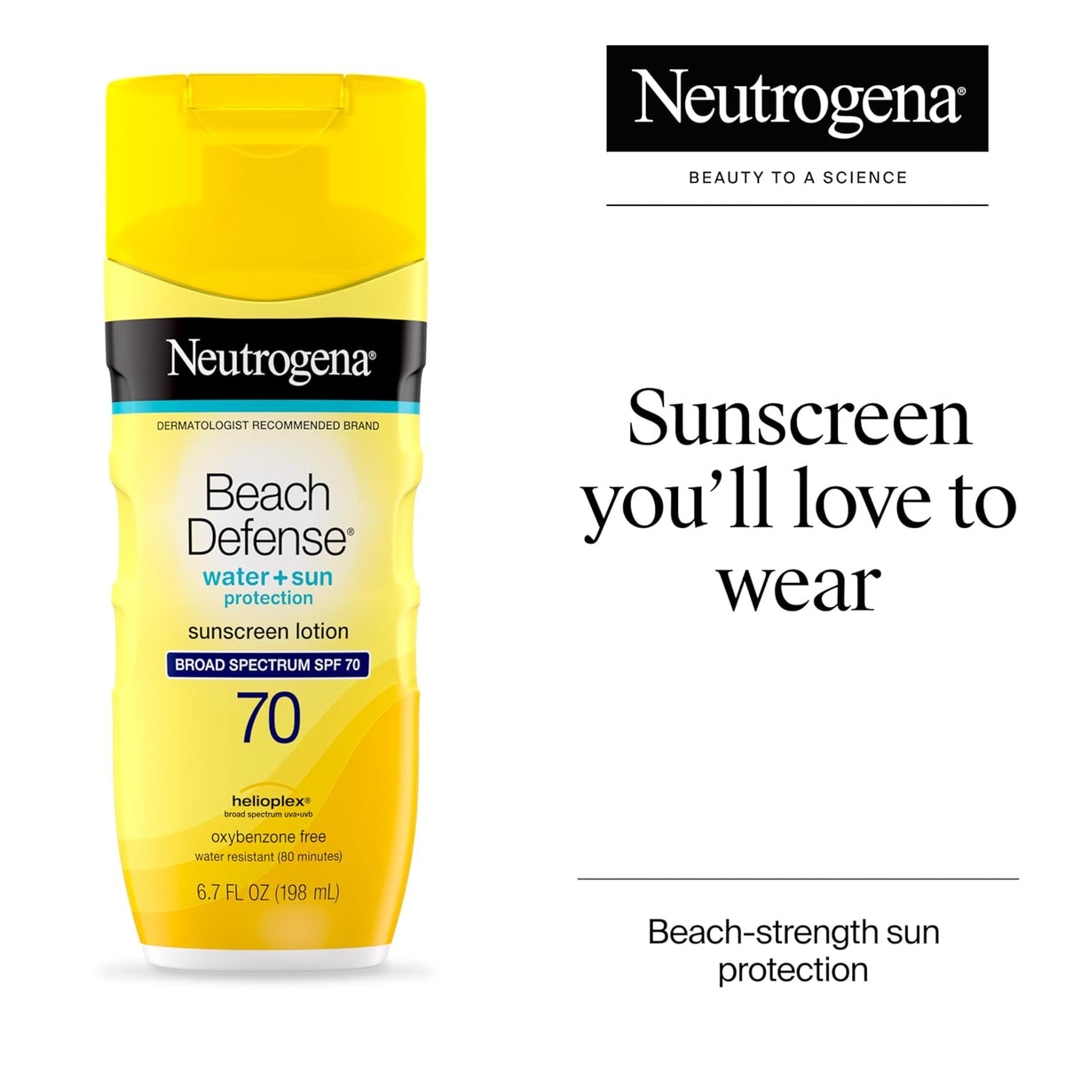 Protetor Solar Neutrogena Beach Defense Spf 70 Lotion 198ml