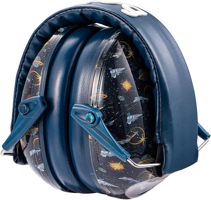 Snug - Abafador Infantil Tipo Concha - Naves Espaciais 25DB