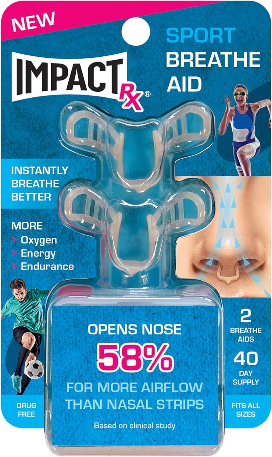Breath Aid Sport - Impact Rx Dilatador Nasal Duas Unidades