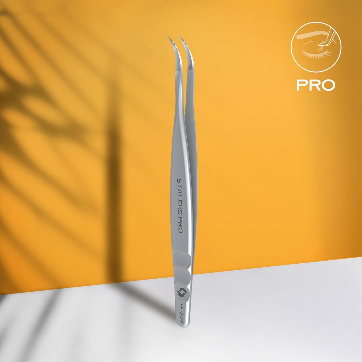 Pinça Para Cílios Staleks Pro Te 40/7 Série Expert 40