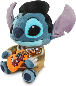 Pelúcia Disney Stitch Traje Elvis Vibratório Gigante - 40cm